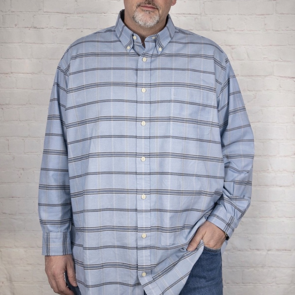 St. Johns Bay button Down‎ Shirt Size 2XL-Tall